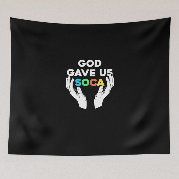 Item preview, God Gave Us Soca T-shirt designed and sold by ravishdesigns.
