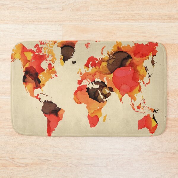 Item preview, Design 138 World Map designed and sold by artbylucie.