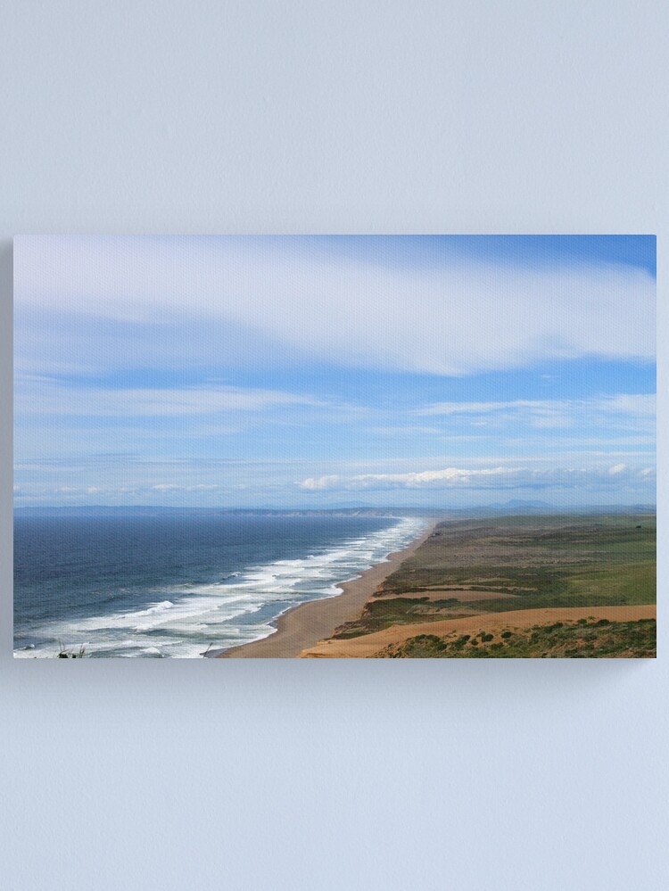 Thumbnail 2 of 3, Canvas Print, Coastal 2 designed and sold by littleoldhag.