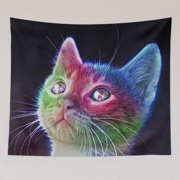 Item preview, rainbow space cat designed and sold by Brahma Putra.