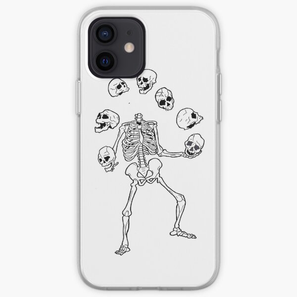 juggle skulls iPhone Soft Case