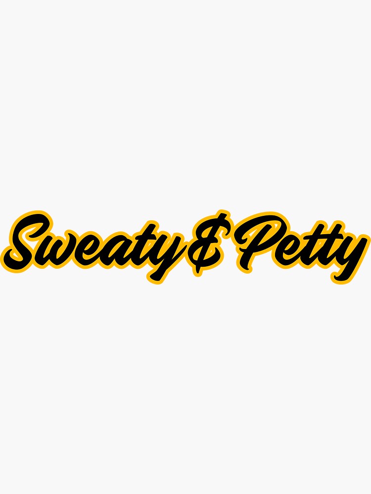 Sweaty & Petty Sticker by TheHoopsTalk