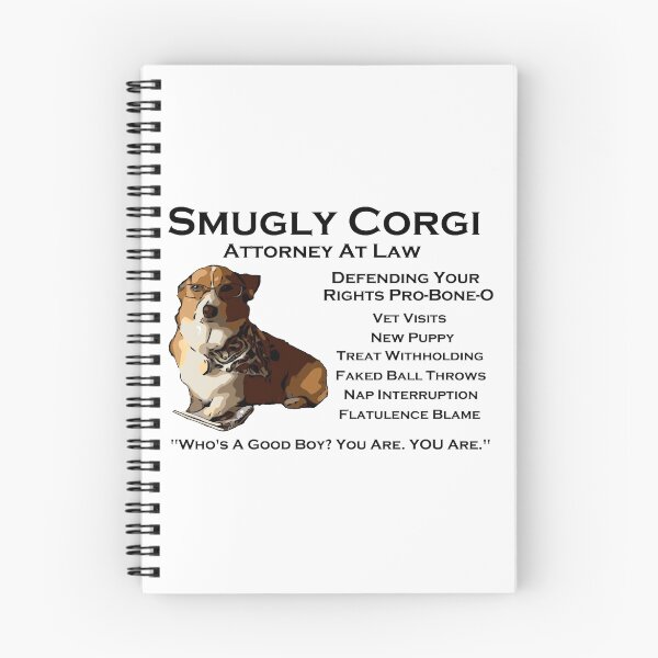 Artikelvorschau, Selbstgefällig Corgi - Rechtsanwalt entworfen und verkauft von Hvbc.
