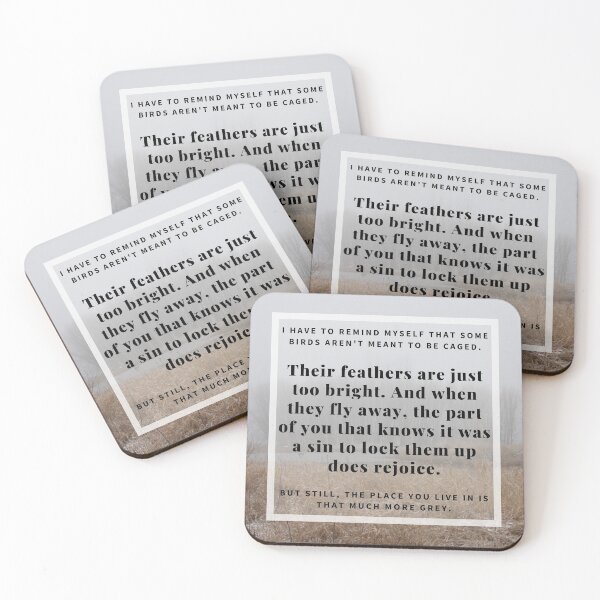 Item preview, Winter Fog Quotation (Shawshank Redemption) designed and sold by Rachel Jeffrey.