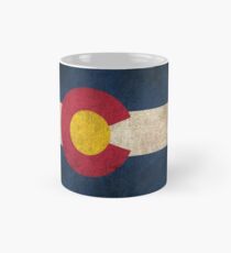 Old and Worn Distressed Vintage Flag of Colorado Classic Mug