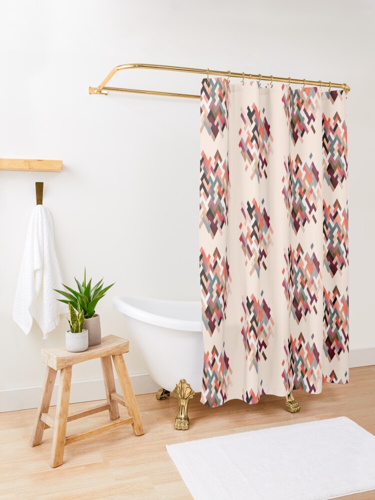 Alternate view of SK9 Shower Curtain