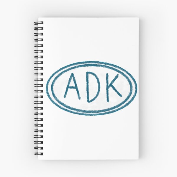 Aperçu de l'œuvre Autocollant pour pare-chocs avec logo Adirondack ADK créée et vendue par laurenjones02.