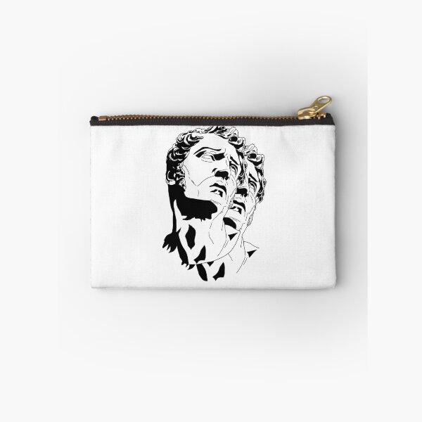 Item preview, Double Statue Portrait | Blackwork Illustration designed and sold by LeadBlackLines.