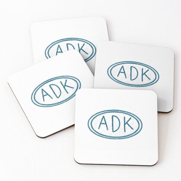 Artikelvorschau, Adirondack ADK-Logo-Autoaufkleber entworfen und verkauft von laurenjones02.