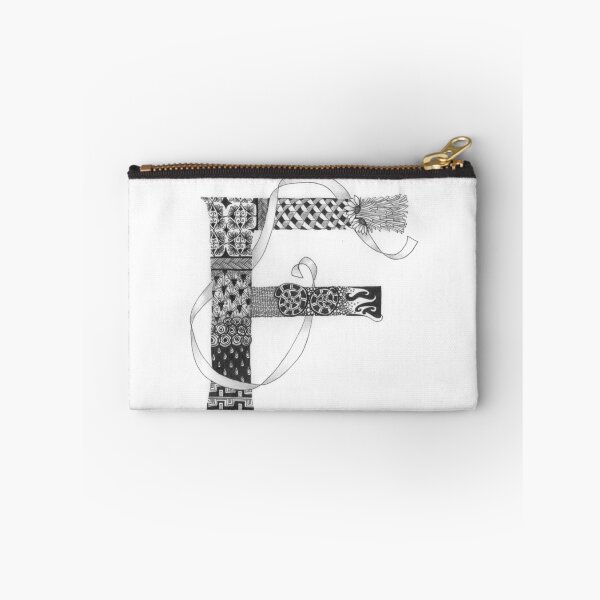 Item preview, Zentangle®-Inspired Art - Tangled Alphabet - F designed and sold by Laurel Storey, CZT.