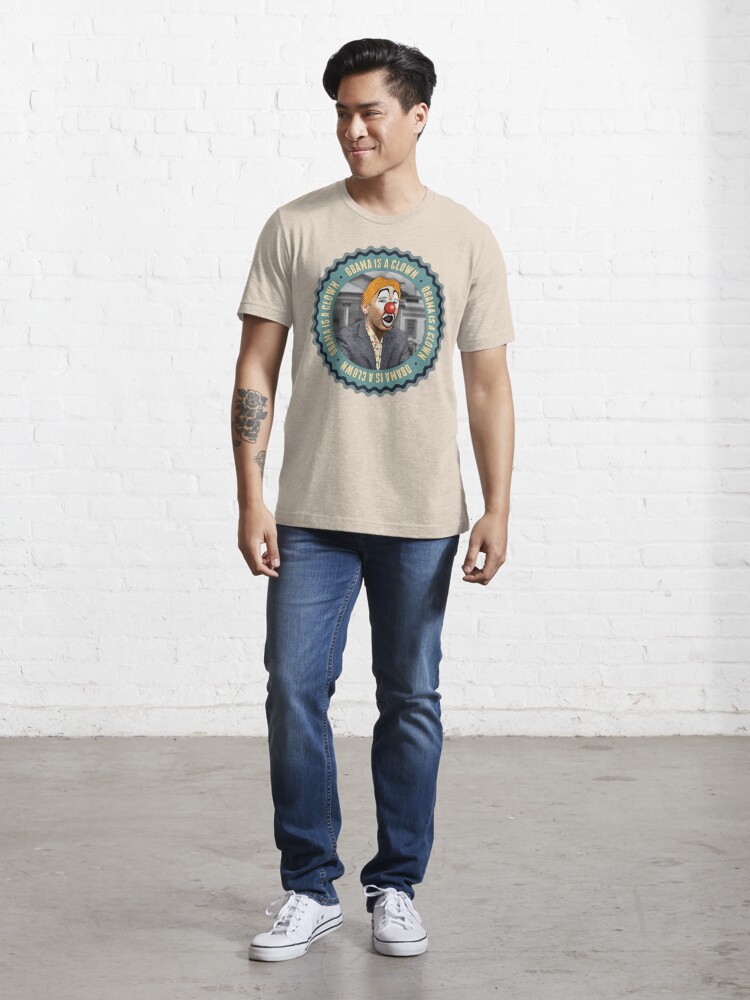 Alternate view of Obama Is A Clown Essential T-Shirt