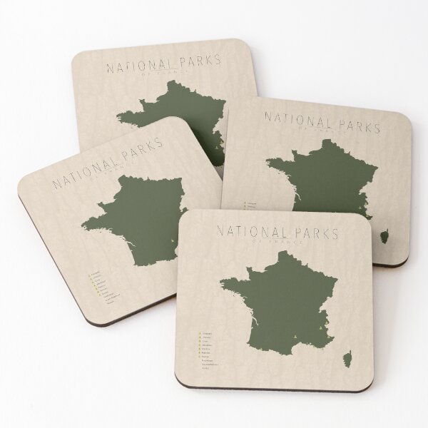 Item preview, National Parks of France - English designed and sold by FinlayMcNevin.