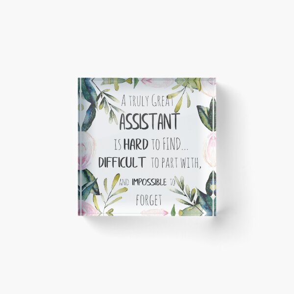 Item preview, Assistant Farewell gift Leaving Gift Idea / Assistant thank you quote / Appreciation gift / Assistant Motivation designed and sold by tanabe.