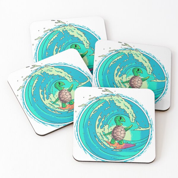 Item preview, Surfing Turtle designed and sold by nathanriccelle.