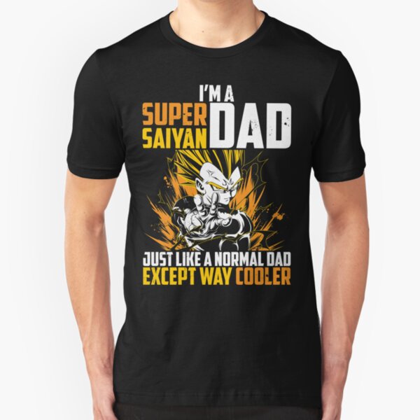 Super Saiyan dad vegeta t shirt Slim Fit T-Shirt
