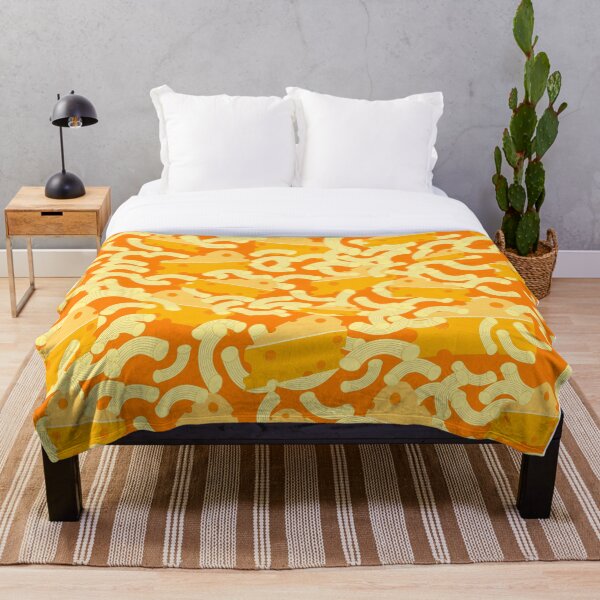 Mac And Cheese Throw Blanket