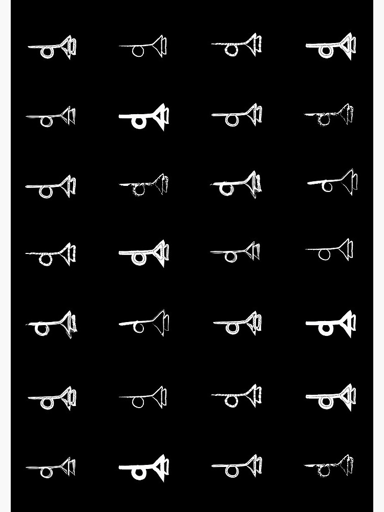 "Tristero muted posthorn pattern one" Spiral Notebook for Sale by