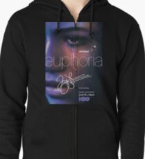 Zendaya Signed “Euphoria” Poster Zipped Hoodie