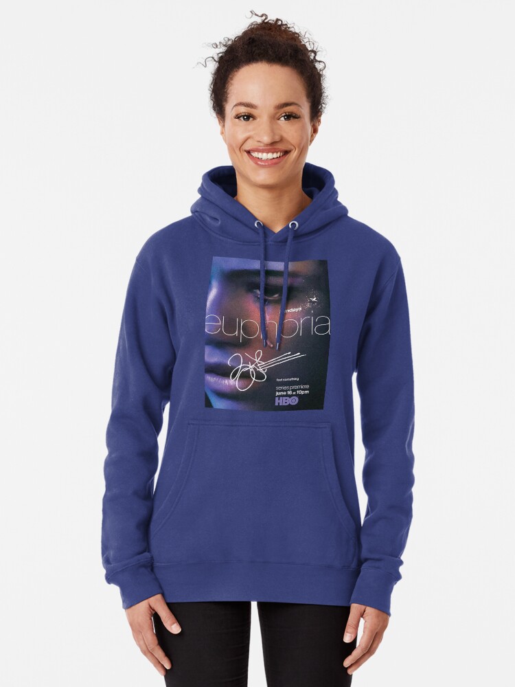 Euphoria Rue Bennett Hoodie - Zendaya Purple Hoodie - Women Outfits