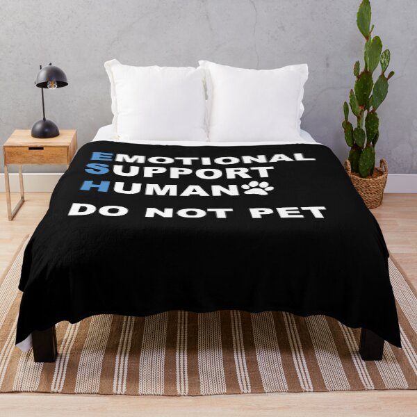 Item preview, Emotional Support Human T-Shirt ESA Service Dog Shirt Funny designed and sold by JoDesignLab.