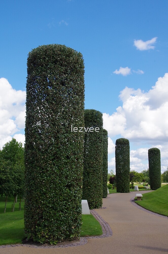 "Tree Pillars At The National Memorial Arboretum (Lichfield