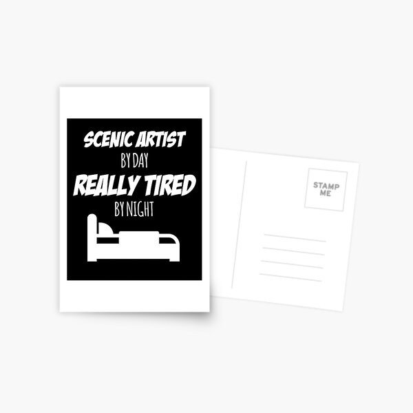 Item preview, Scenic Artist Job Fun Gift for every Scenic Artist Funny Slogan Hobby Work Worker designed and sold by trybest.