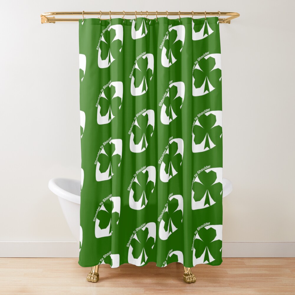 Rugby Ireland Shower Curtain By Fimbisdesigns Redbubble