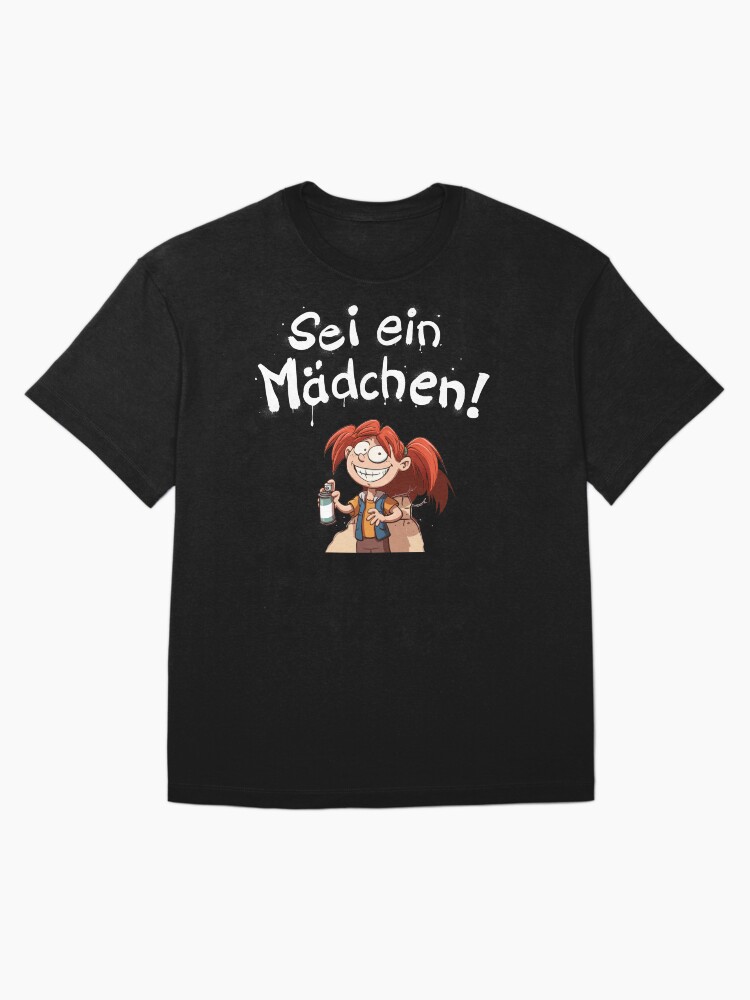 Thumbnail 3 von 7, Oversized T-Shirt, Sei ein Mädchen - Cover designt und verkauft von joti.