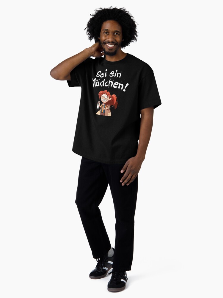 Thumbnail 4 von 7, Oversized T-Shirt, Sei ein Mädchen - Cover designt und verkauft von joti.