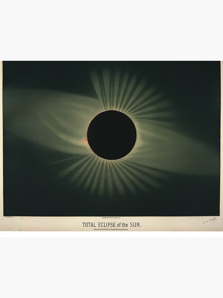 1860 solar eclipse observation, artwork For sale as Framed Prints, Photos,  Wall Art and Photo Gifts