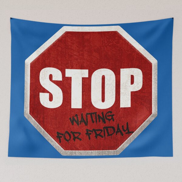Item preview, Friday inspirational phrase designed and sold by AsKartongs.