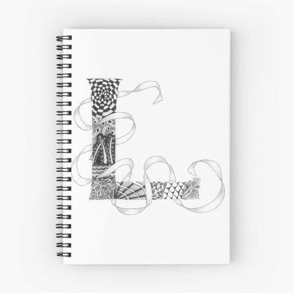 Item preview, Zentangle®-Inspired Art - Tangled Alphabet - L designed and sold by Laurel Storey, CZT.