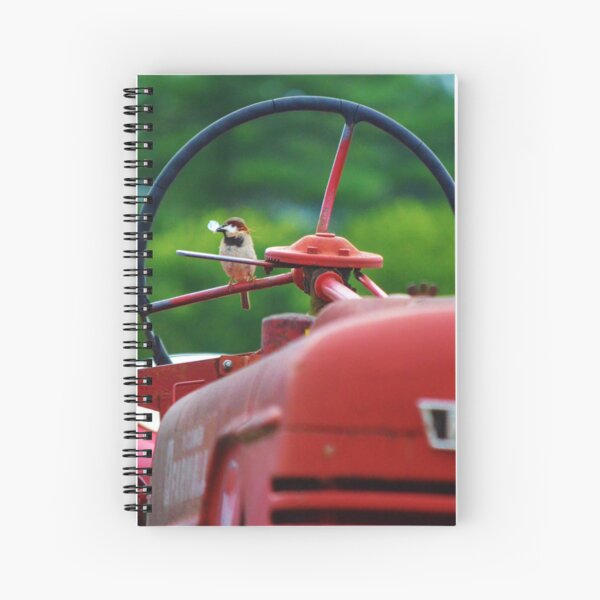Tractor Bird Spiral Notebook