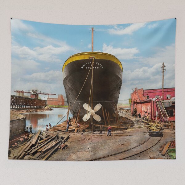Item preview, City - Chicago IL - Boat - Hold this rope 1905 designed and sold by Mike Savad Photography.