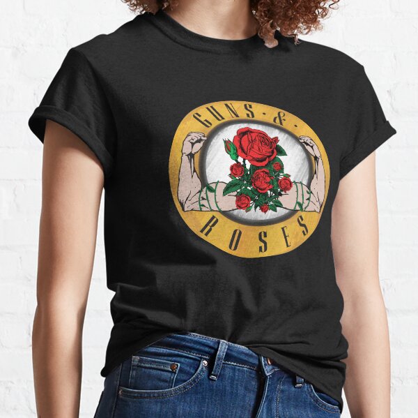 Guns And Roses Women's TShirts & Tops Redbubble