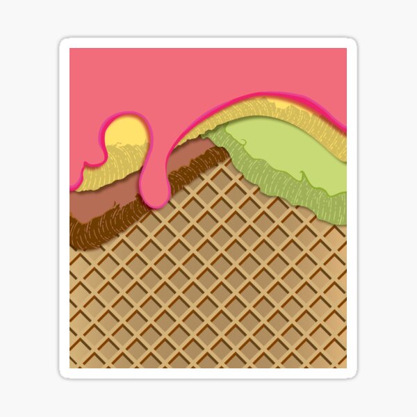 Barquilla Dulce Sweet Ice Cream Sticker