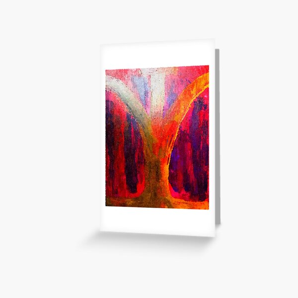 Twin Souls: Crystalised Reality Greeting Card