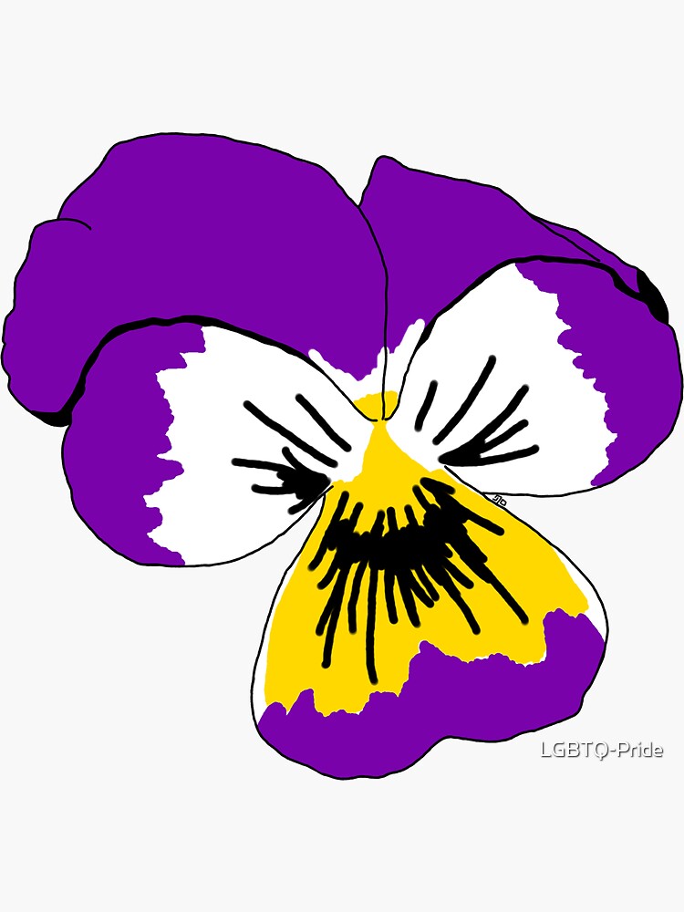 "Intersex Pride Flower" Sticker for Sale by LGBTQPride Redbubble