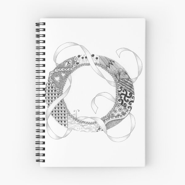Item preview, Zentangle®-Inspired Art - Tangled Alphabet - O designed and sold by Laurel Storey, CZT.
