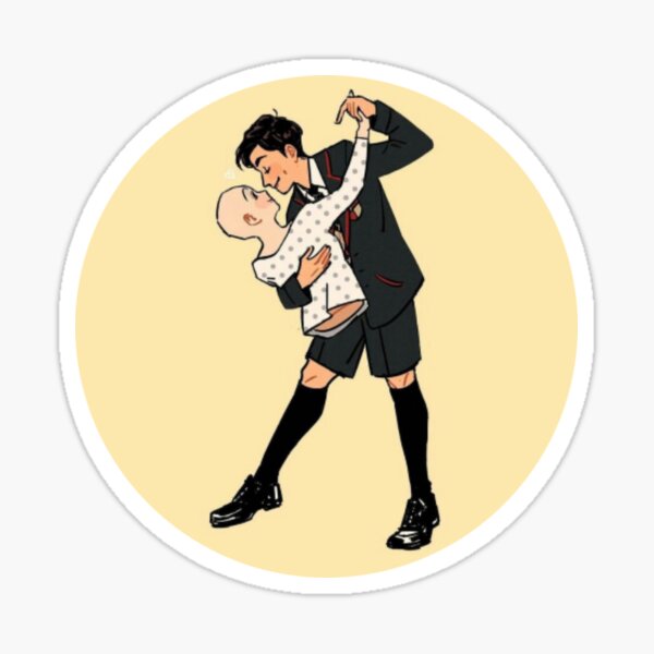 Umbrella academy number 5 sticker Sticker
