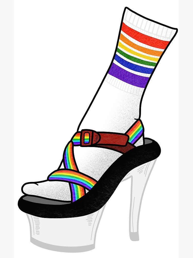 Platform Chaco pride Greeting Card