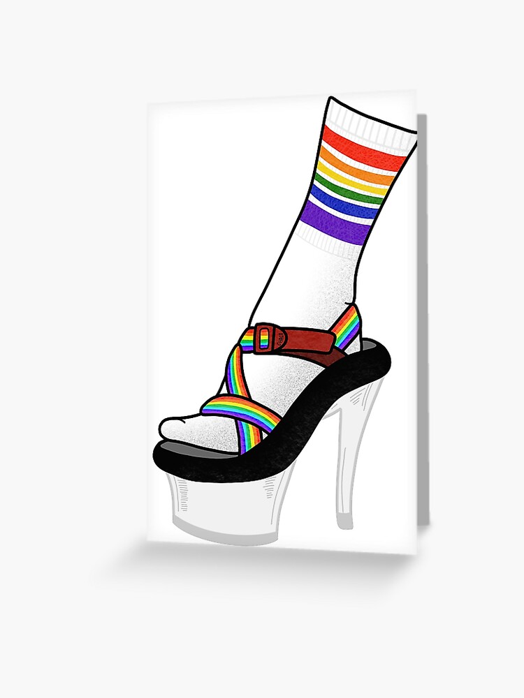 Platform Chaco pride Greeting Card