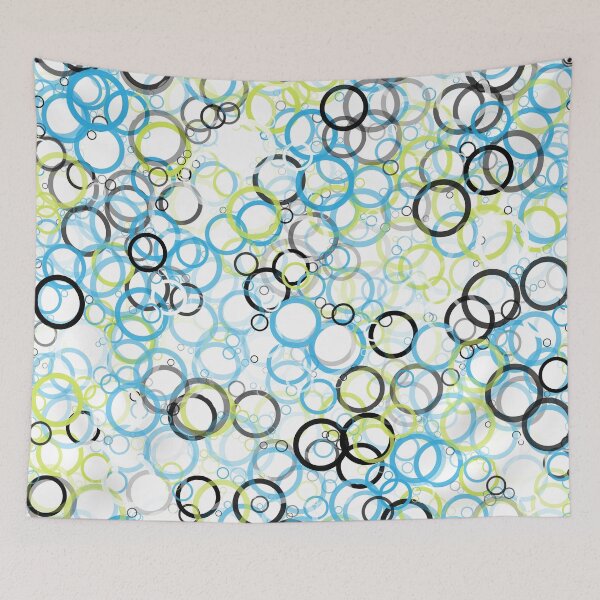 Item preview, Abstract Generative Art color distributed circles donuts background illustration designed and sold by IuriiVlasenko.