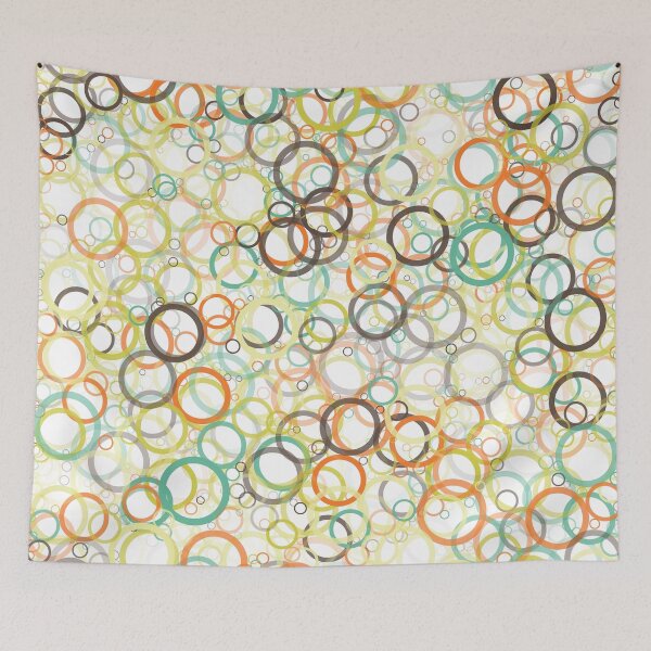 Item preview, Abstract Generative Art color distributed circles donuts background illustration designed and sold by IuriiVlasenko.