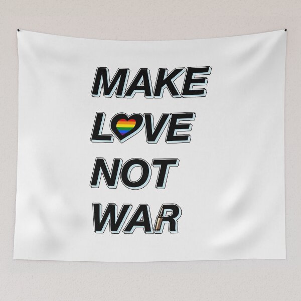 Item preview, Make Love Not War designed and sold by RadicalPrintsByCas.