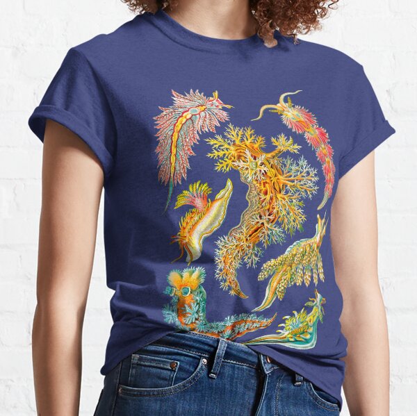 Ernst Haeckel Nudibranch Sea Slugs Classic T-Shirt