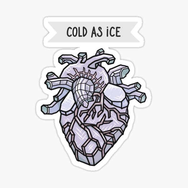 Sticker Gefrorenes Herz Redbubble