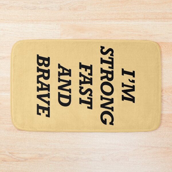 Item preview, I'm Strong, Fast and Brave designed and sold by fernandaschalle.