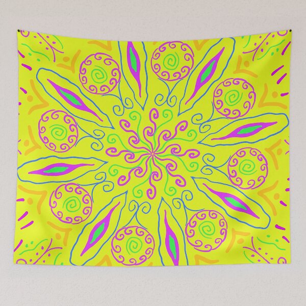 Item preview, Yellow Hipster Flower designed and sold by roseglasses.