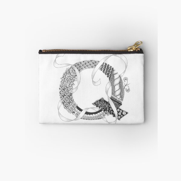 Item preview, Zentangle®-Inspired Art - Tangled Alphabet - Q designed and sold by Laurel Storey, CZT.